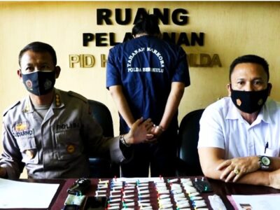 Antar Paket Sabu, Supir Travel Ditangkap Ditresnarkoba Polda Bengkulu