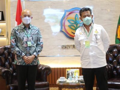 Kunjungi Kementan, Bupati Gusnan Sampaikan Program Sektor Pertanian