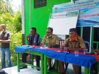 Musdes Muara Pulutan, Bahas Rencana Pembangunan Desa 2022