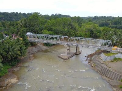 Jembatan Tanjung Agung Palik Kini Bisa Dinikmati Masyarakat