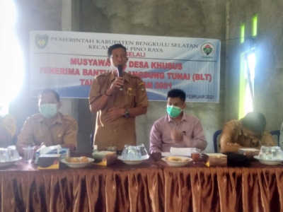 Gelar Musdesus, Pemdes Selali Tetapkan Penerima BLT-DD 2021