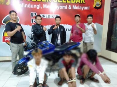 Polsek Selebar Ringkus Tiga Pemuda Seluma Pelaku Curas