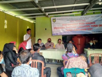 Pemdes Pasar Pino Gelar Musdes Khusus Tetapkan Calon Penerima BLT DD Tahun 2021