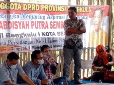 Reses Usin di Kelurahan Beringin Jaya, Warga Usulkan Kelola Potensi Objek Wisata