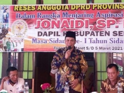 Gelar Reses di Seluma, Jonaidi akan Perjuangkan Aspirasi Masyarakat