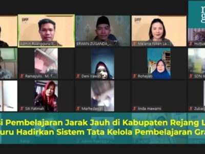 Fasilitasi PJJ di Rejang Lebong, Ruangguru Hadirkan Sistem Tata Kelola Pembelajaran Gratis