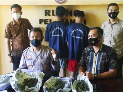 Ditresnarkoba Polda Bengkulu Tangkap Pelajar-Mahasiswa Kuasai Ganja