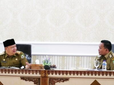 Pertemuan Gubernur Rohidin dan Bupati Erwin Bahas Beberapa Poin Penting