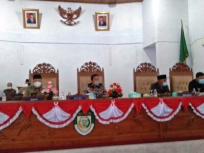Paripurna DPRD Seluma Usulan Pengesahan Bupati dan Wabup Terpilih