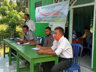 Pemdes Muara Pulutan Tetapkan 89 KK KPM BLT Dana Desa 2021