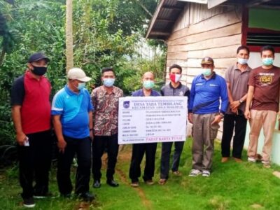 Pemdes Taba Tembilang Lakukan Titik Nol Pekerjaan Dana Desa Tahun 2021