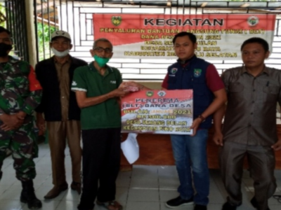Desa Serang Bulan Salurkan BLT Dana Desa Tahap I Tahun 2021