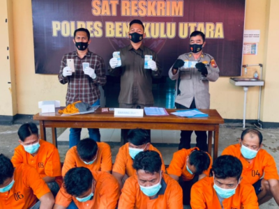 Polres BU Tangkap Delapan Penjudi dan Seorang Mucikari