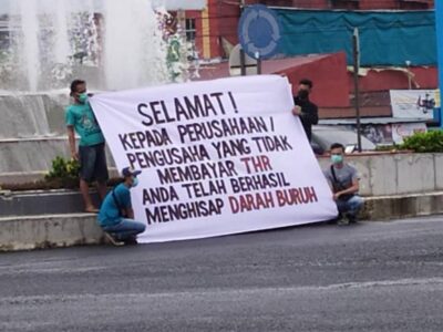 Kanopi: Regulasi THR Diskriminatif, “Selamat Anda Berhasil Menghisap Darah Buruh”