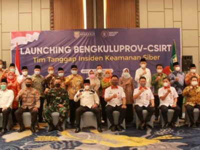 Pemprov Bengkulu Launching CSIRT untuk Perkuat Kemanan Siber Daerah