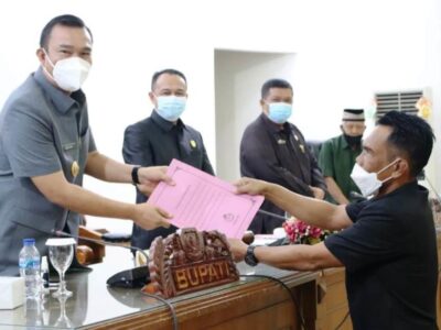 DPRD Kepahiang sampaikan Rekomendasi Atas LHP BPK RI Terhadap LKPD 2020
