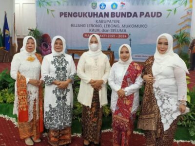 Nurliyana Habsah Sapuan Dikukuhkan Menjadi Bunda PAUD Kabupaten Mukomuko