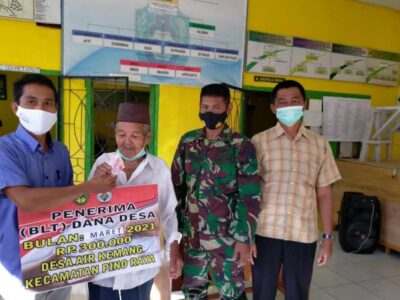 Pemdes Air Kemang Salurkan BLT DD Tahap Ketiga