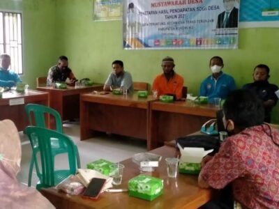Menuju Era Digital, Desa Teruntong Mukomuko Tetapkan Data SDGs