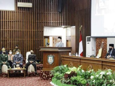 Paripurna DPRD Penyerahan LHP BPK RI Atas LKPD Provinsi Bengkulu TA 2020