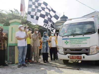 Gubenur Rohidin Lepas Distribusi Vaksin Covid-19 untuk Kabupaten/Kota