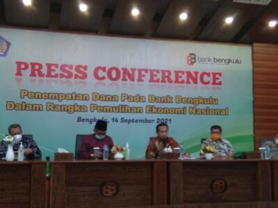 Bank Bengkulu Kembali Terima Rp 200 Miliar Dana PEN