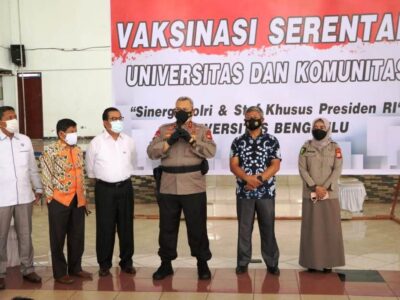 Kapolda Bengkulu Apresiasi Animo Peserta Vaksinasi Covid-19