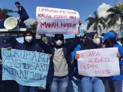 Tuntut Janji Politik, Demo Hari Tani Nasional di Bengkulu Digelar di Kantor Gubernur