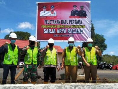Kadis PUPR Kepahiang Hadiri Peletakan Batu Pertama Pembangunan Aula Bhayangkara