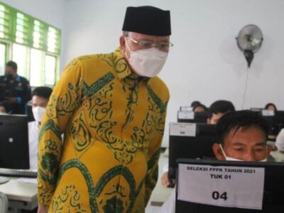 Pantau Tes Seleksi P3K, Gubernur Berharap Kebutuhan Guru Terpenuhi