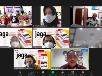 Pemkot Bengkulu dan KPK Gelar Rapat Koordinasi, Bahas Aset dan Pajak