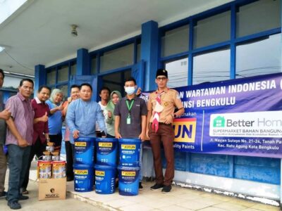 Better Home dan Jotun Support Remajakan Gedung PWI Bengkulu