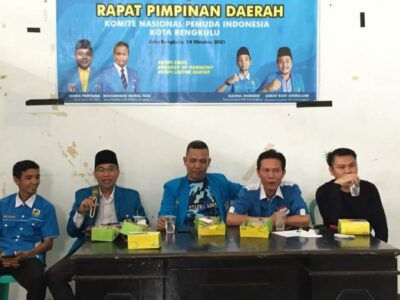 Bahas Agenda Musda, KNPI Kota Bengkulu Gelar Rapimda