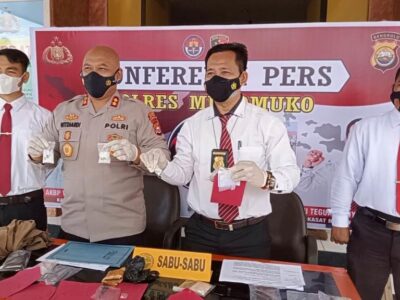 Polres Mukomuko Kembali Gagalkan Peredaran Narkoba