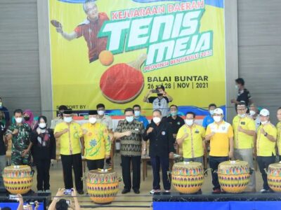Resmi Dibuka, Kejurda Tenis Meja Cari Bibit Atlet Terbaik