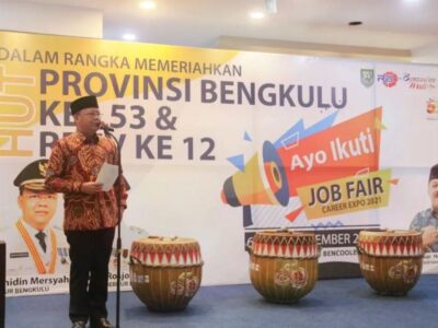 Tekan Angka Pengangguran, Pemprov Bengkulu Gelar Job Fair Career Expo 2021