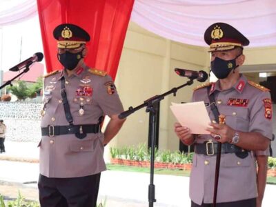Farawell Parade Pisah Sambut Kapolda Bengkulu