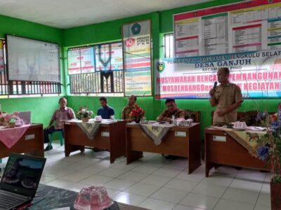 Desa Ganjuh Gelar Musrembangdes Tahun 2023