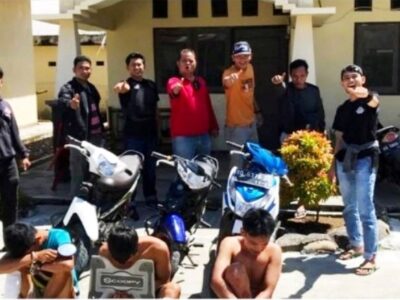 Aksinya Sempat Viral, Tiga Tersangka Curanmor Berhasil Dibekuk Polisi