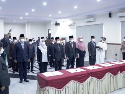 Kakanwil Kemenkumham Bengkulu Lantik 18 Anggota MPDN