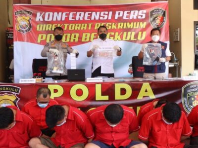 Polda Bengkulu Tangkap Tujuh Orang Sindikat Pemalsuan Data Nasabah