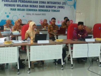 Menuju WBK dan WBBM,  MAN IC Benteng Lakukan Evaluasi Zona Integritas