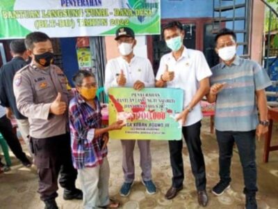 Pemdes Keban Agung III Salurkan BLT-DD Tahap Pertama