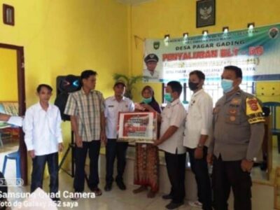 Pemdes Pagar Gading Mulai Salurkan BLT Dana Desa