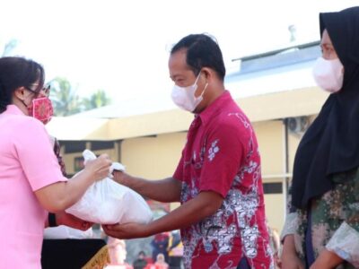 Sambut Puasa, Polda Bengkulu Gelar Pasar Murah