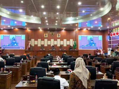 DPRD Kota Bengkulu Gelar Paripurna Penetapan Perubahan AKD