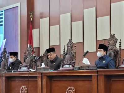 DPRD Kota Bengkulu Gelar Paripurna Penyampaian LKPJ Wali Kota 2021