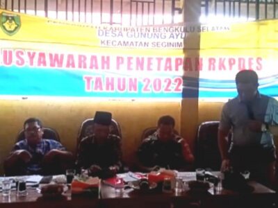 Pemdes Gunung Ayu Gelar Musdesus Tetapkan KPM BLT-DD & RKPdes 2022