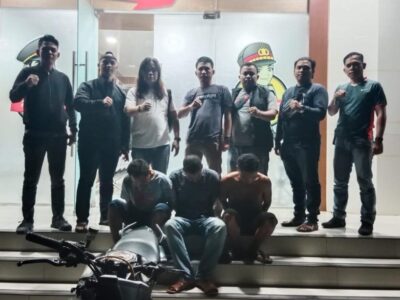 Satu Tersangka Penggelapan Motor dan Dua Penadah Diringkus