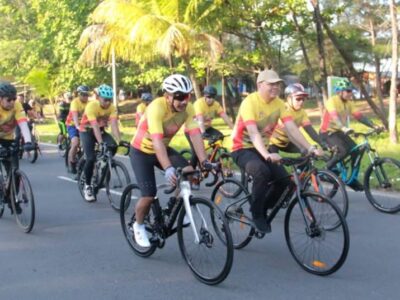 Foto: Fun Bike HUT Bayangkara ke-76 Polda Bengkulu